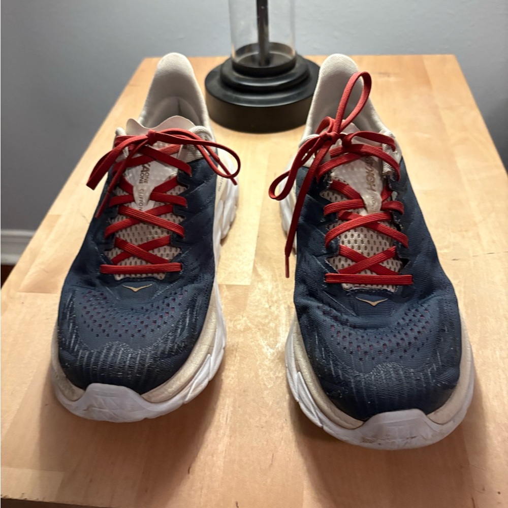 Hoka Athletic Shoes - Navy and Red
